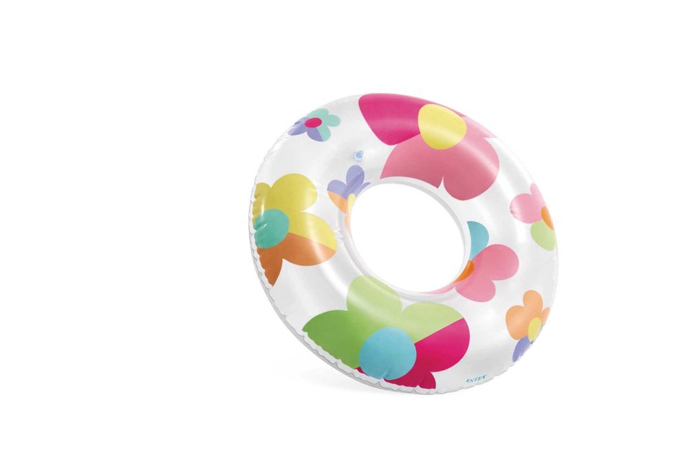 INTEX koło pływackie Kwiatek 81 cm lekkie i wygodne
