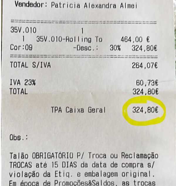 Trolley executivo SAMSONITE (Novo custou 325€)