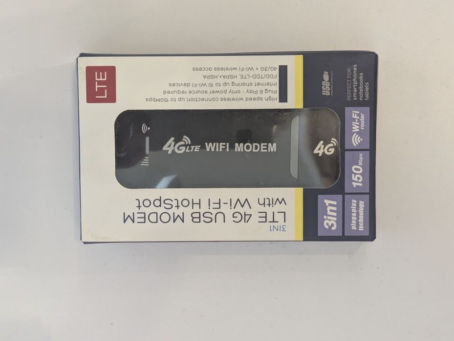 Модем роутер 4G LTE Wi-fi GSM