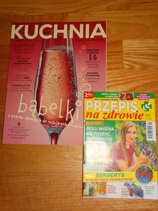 Kuchnia przepisy dla smakoszy+Przepis na zdrowie Leki z domowej apteki