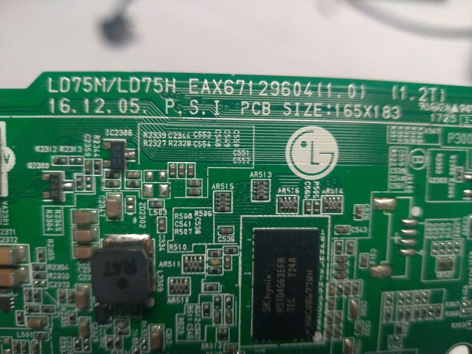 TV LG 32lj590u ecrã partido