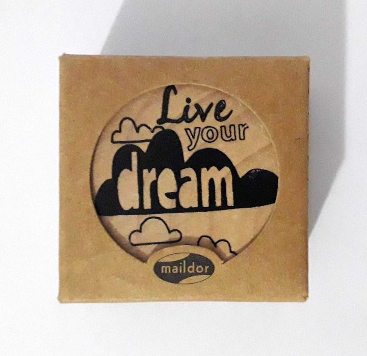 Carimbo Maildor "Live your dream" para manualidades