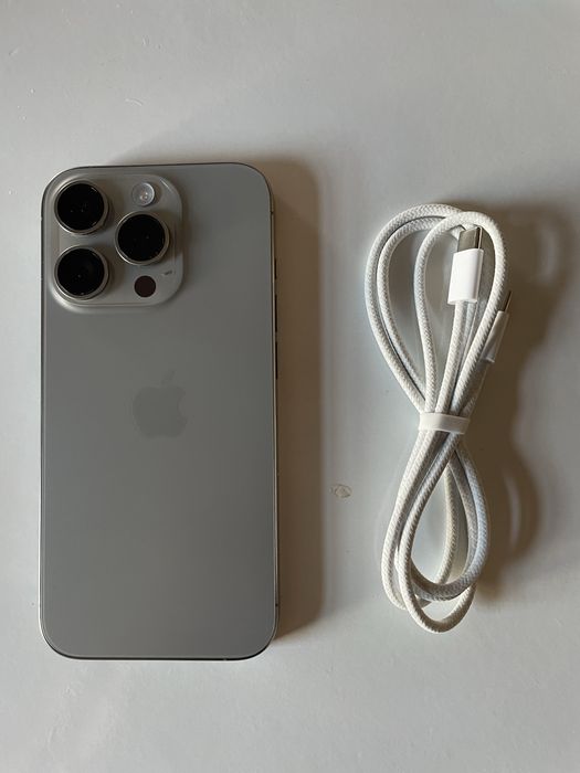 iPhone 15 Pro 128GB Titânio Natural | 100% Original c/ Cabo | Aceito retomas