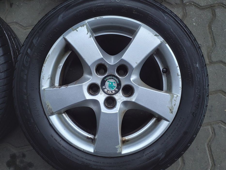 JANTES SKODA FABIA R14 FURAÇÃO 5X100