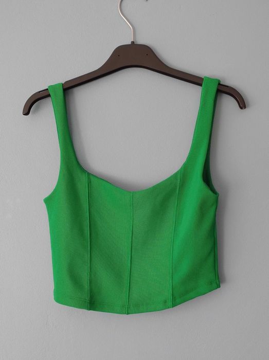 Crop Top Stradivarius  - Zielony - Rozmiar S