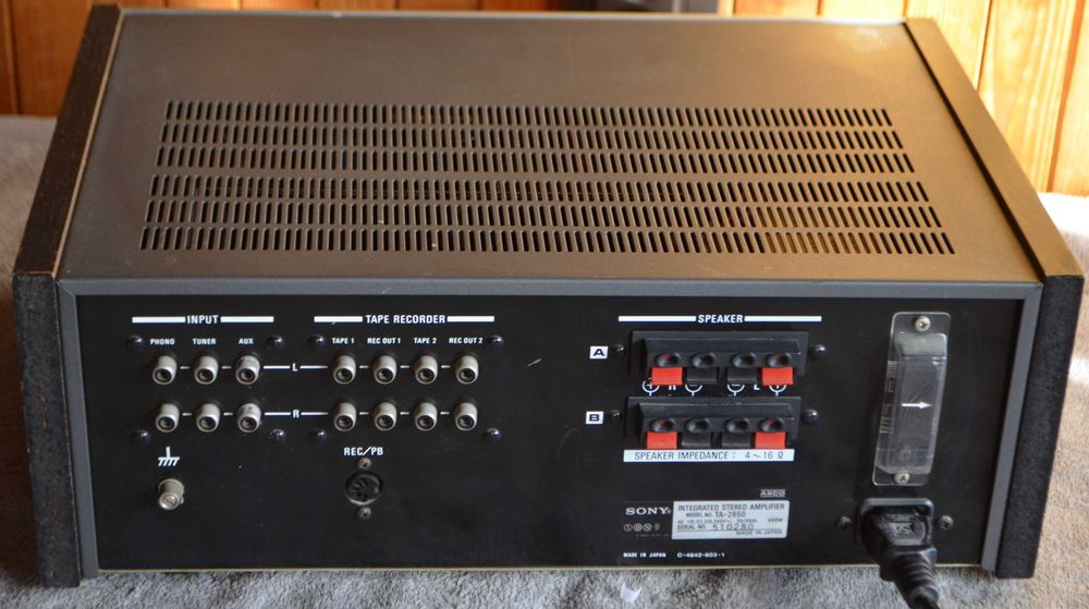Vintage Sony TA-2650 wzmacniacz stereo z lat `70-tych