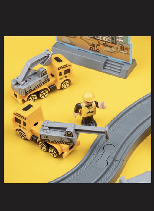 Електрична залізниця OTAMANKO Мандрівний експрес жовта 92 деталі