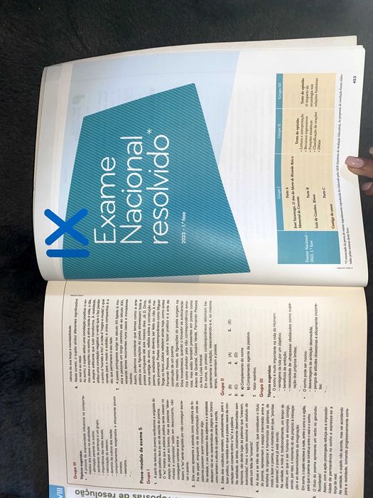 Livro exame Português 12º Ano (2024) – Como Novo