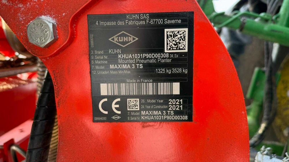 Siewnik do kukurydzy KUHN MAXIMA 3ts