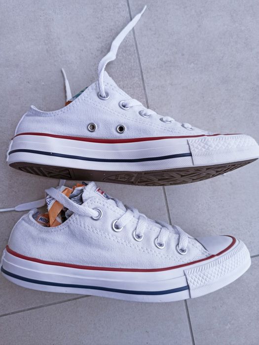 CONVERSE oryginalne białe trampki damskie rozmiar  36,5