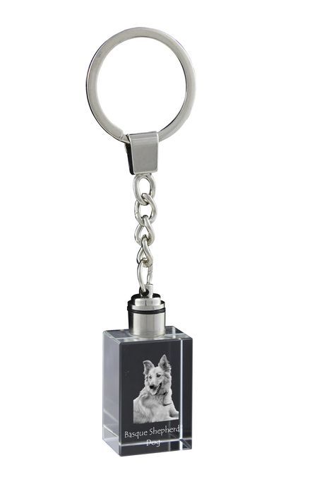 Owczarek baskijski brelok kryształowy z psem Art-Dog