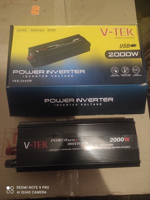 Продам инверторный преобразователь с 12 на 220v