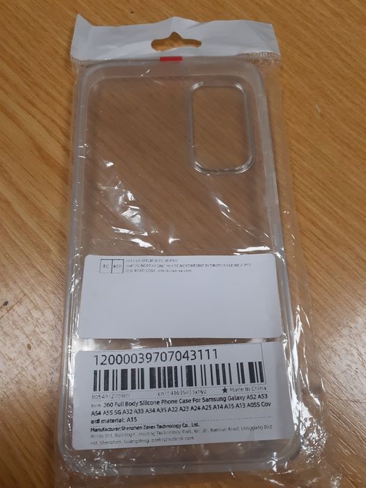 Capa Samsung A15 silicone nova full case
