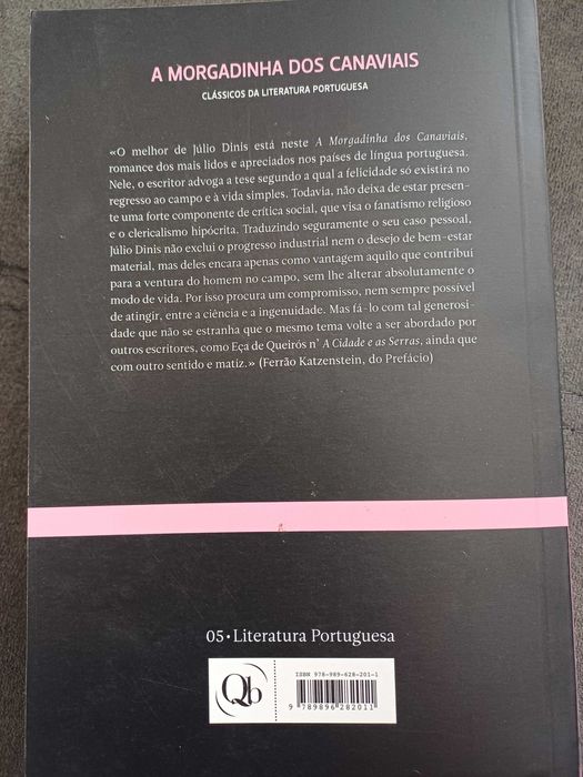 Livro A Morgadinha dos Canaviais