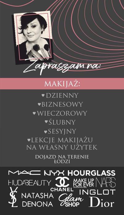 Łódż MAKIJAŻ ślubny, wieczorowy, sesyjny