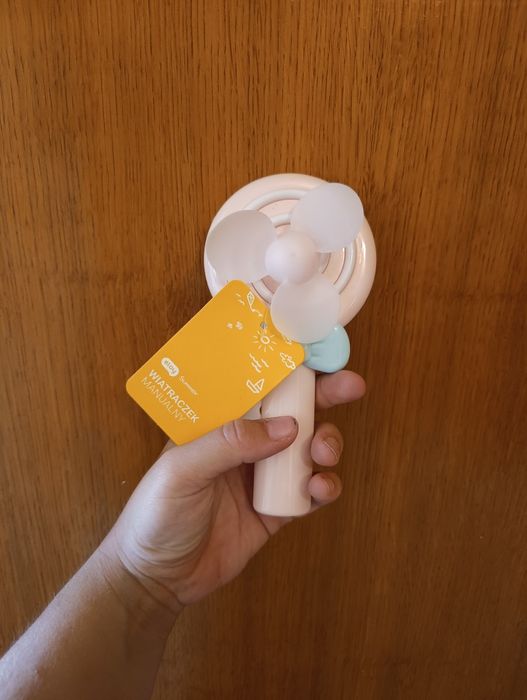 Nowy wiatraczek manualny  lizak hit lato upal