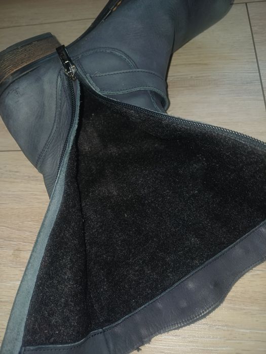 Kozaki skórzane kozaczki