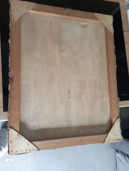 Stary obraz ręcznie malowany na płótnie