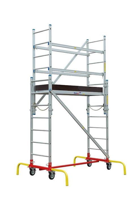 OD RĘKI rusztowanie aluminiowe przejezdne Rj 220R producent Drabex wysokość rob. 4,26 m składane sklep Warszawa Gdańsk Wrocław Katowice Poznań cena