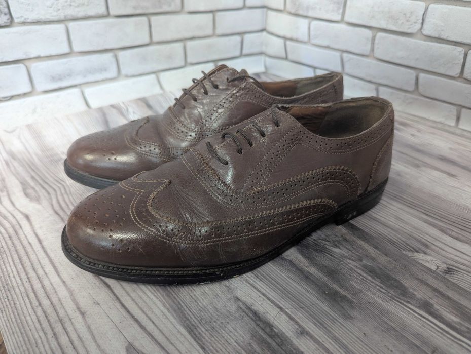 Шкіряні туфлі броги Trustyle, розмір 42