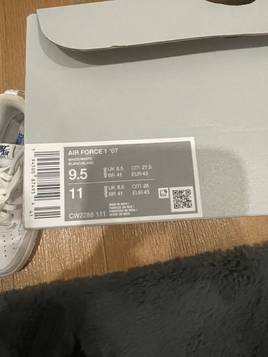 Air force 1 com logo azul