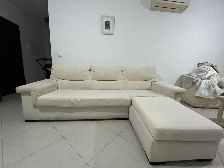 Sofa branco otimo estado