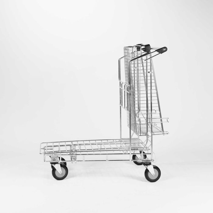 Wózek sklepowy metalowy 80 LITRÓW. Nowy. Dostępne duże ilości.