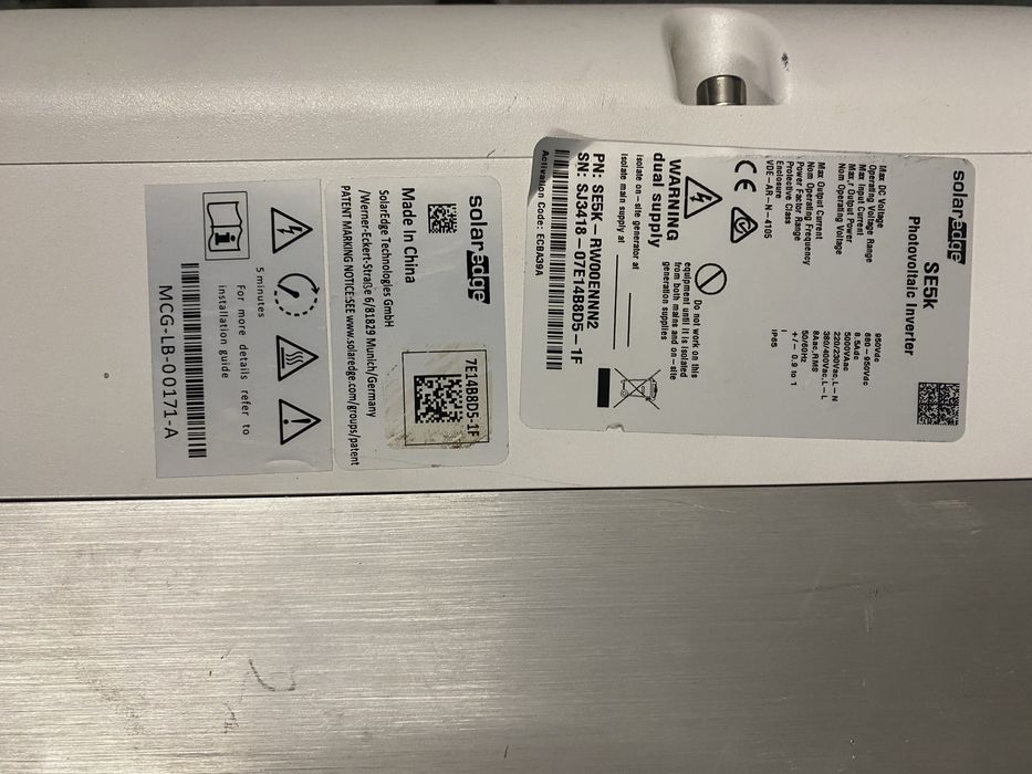 Falownik Solaredge 5K, sprawny