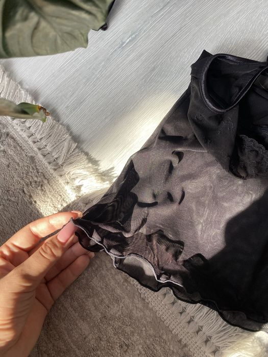 Пенюар сіточка кружевний