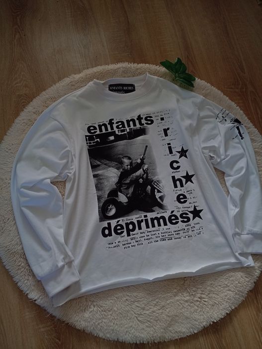 Long sleeve ERD biały