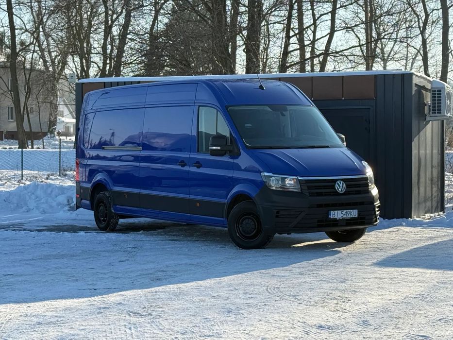 Volkswagen Crafter 2.0 140KM / Długi L4 H2 / 2022 ROK PRODUKCJI / 165.466KM PRZEBIEG / Serwis ASO / Bezwypadkowy / Zarejestrowany w PL