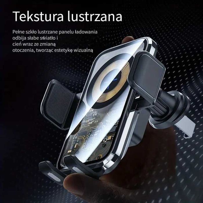 Nowa Bezprzewodowa Ładowarka Samochodowa z Uchwytem Indukcyjnym