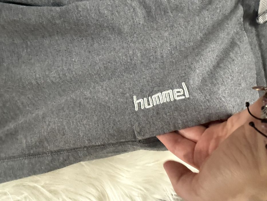 Hummel spodnie dresowe dresy szare 164 bawełna