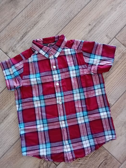 Koszula chlopieca 140/146 bawełna 100%