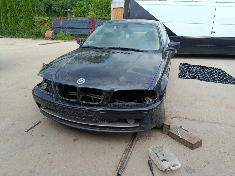 BMW E46 coupe 2.2benzyna ,po kolizji ,do poskładania