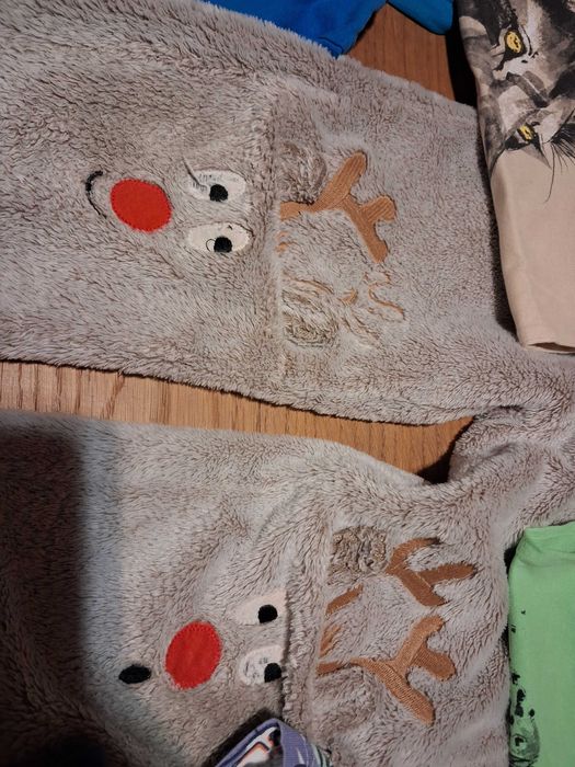 Paka ubrań r 110 Endo bluzki t shirty spodnie święta