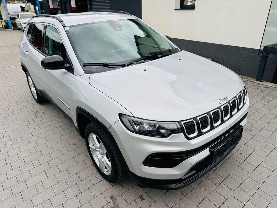Jeep Compass Distronic Skóry Grzane Fotele i Kier Martwe Pole Asyst Pasa Kamery ASO