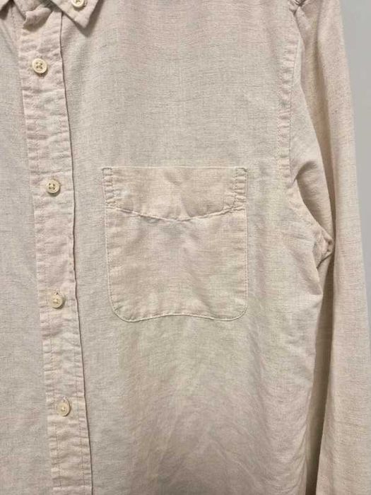 Koszula Zara lniana beżowa casual roz. S