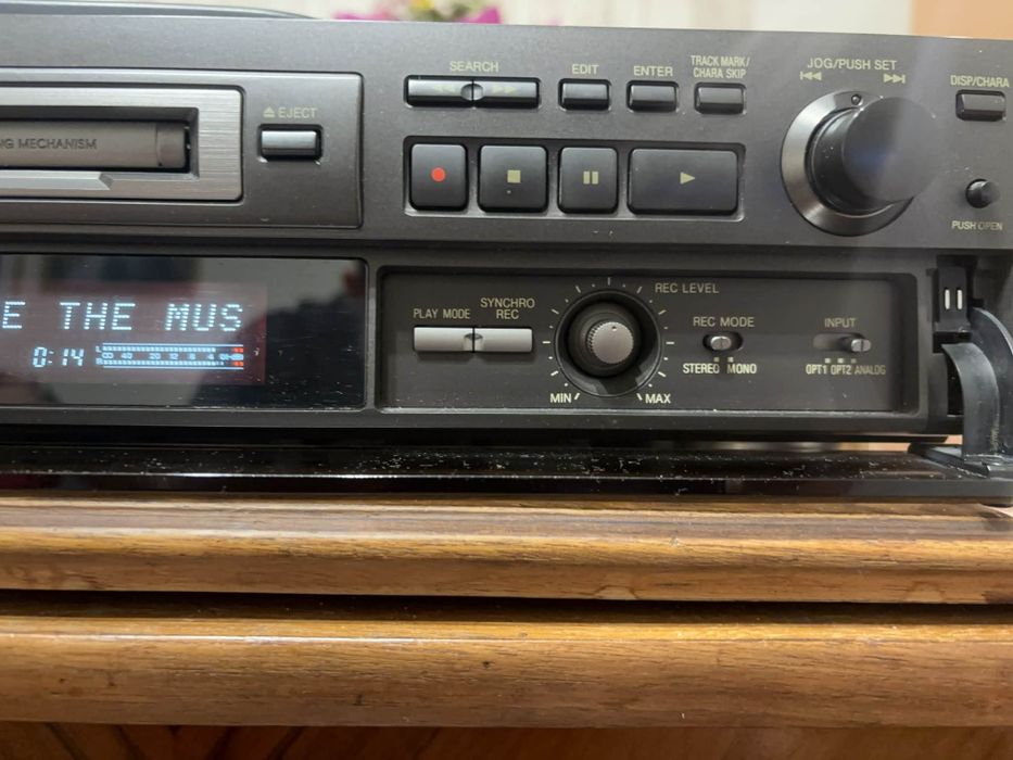 Minidisc Technics SJ-MD100 pilot