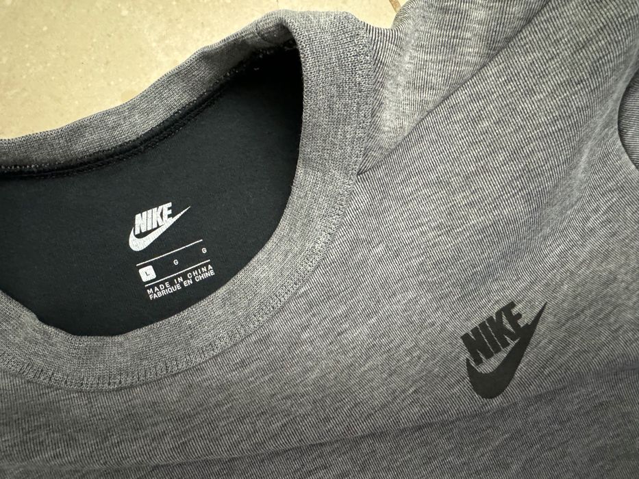 Nike swoosh sportowy dres komplet joggery + bluza, bawełna L uniseks