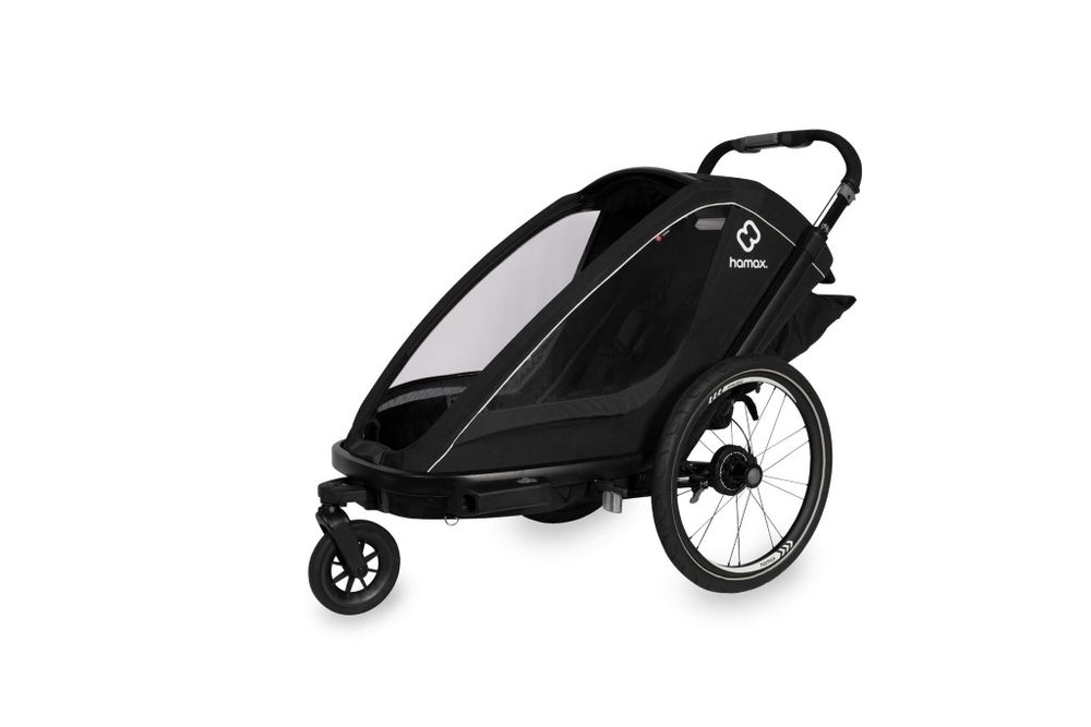 Hamax Breeze One Black pojedyncza przyczepka rowerowa