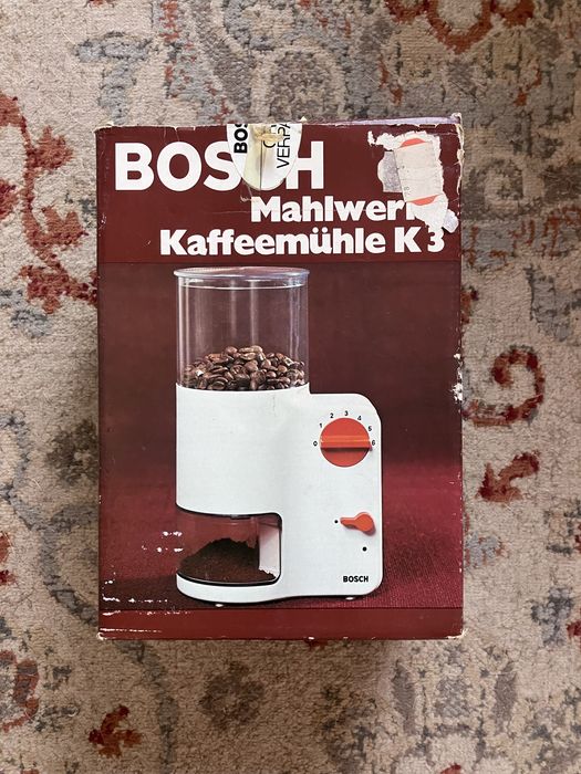 Moinho de Café Bosch K-3, Made in Germany (mid century modern)
