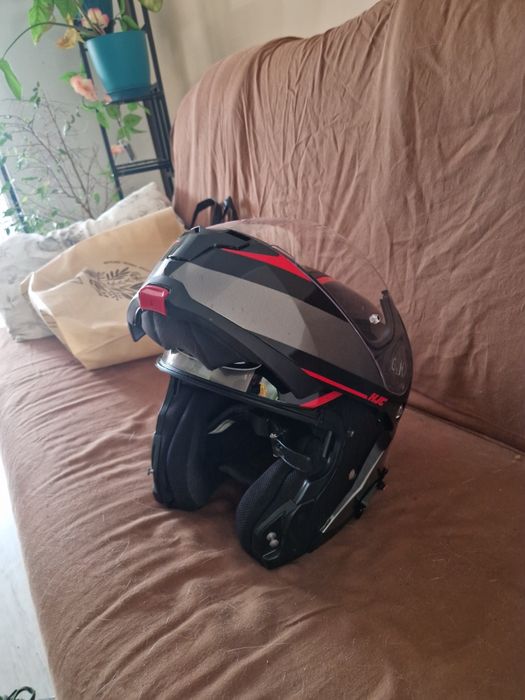 Kask szczękowy HJC C91 TERO BLACK/RED