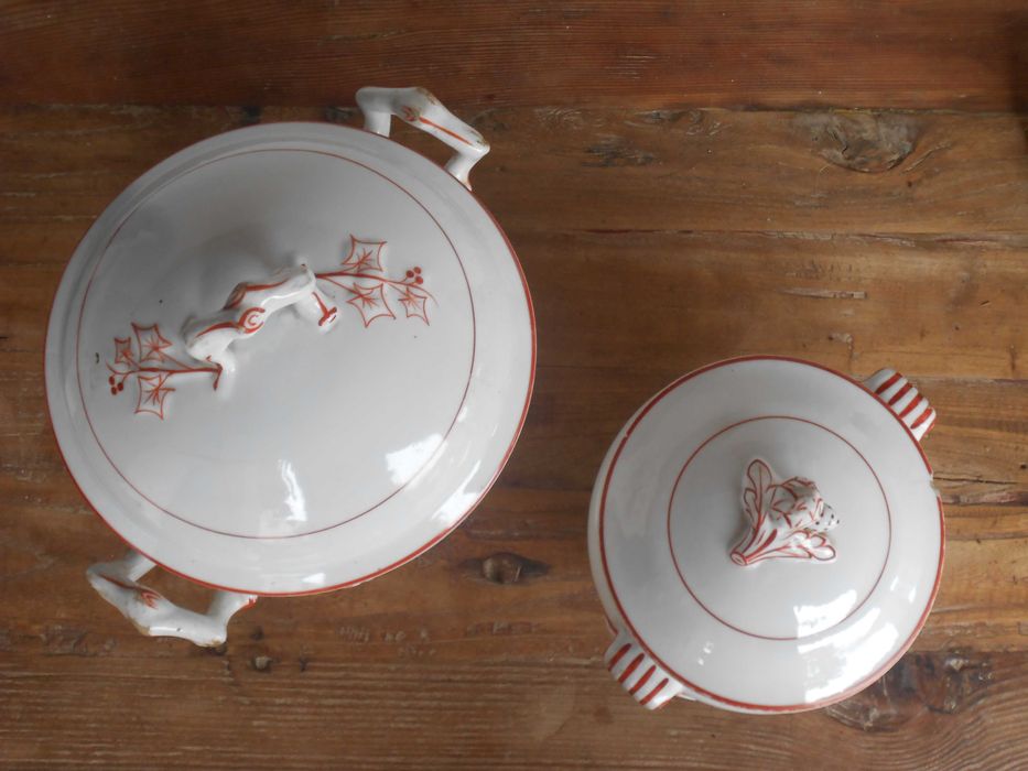 Terrinas antigas Vista Alegre sec. XIX