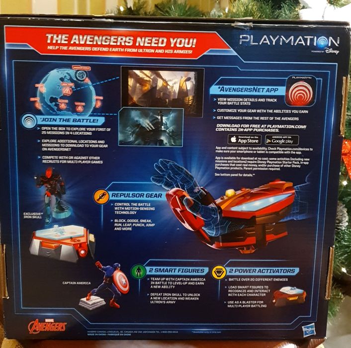 Інтерактивний набір Playmation marvel avengers stater pack iron man