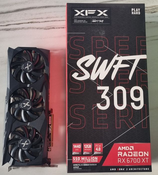 Karta  Radeon RX 6700 XT SWFT 309 Gaming 12GB GDDR6