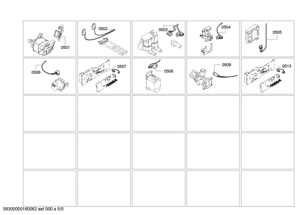 Peças para Máquina Lavar Bosch Avantixx 7