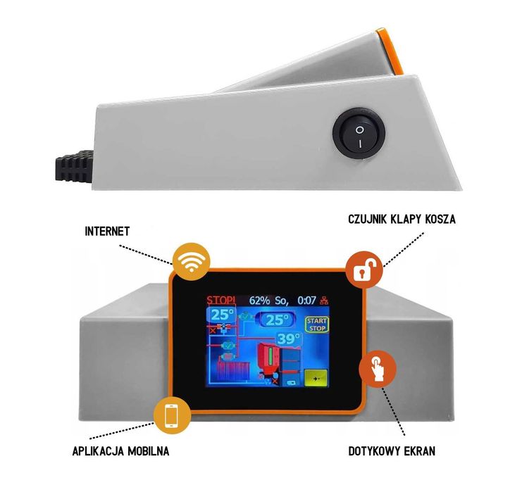 Piec CO  pellet drewno ekogroszek kocioł kotły 19 kW Miro-Mac 5 klasa