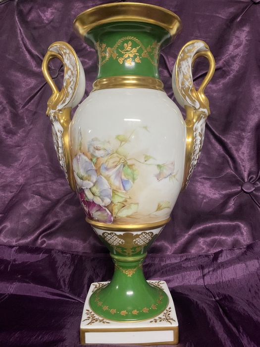 Vaso porcelana pintura manual alt,38 cm  anúncios abaixo