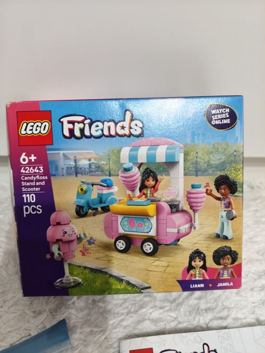 Leo friends 42643 stoisko z wata cukrowa i skuter